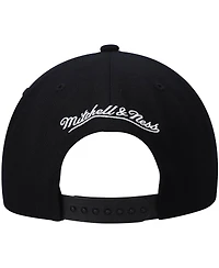 Men's Mitchell & Ness Black Utah Jazz Hardwood Classics Script 2.0 Snapback Hat