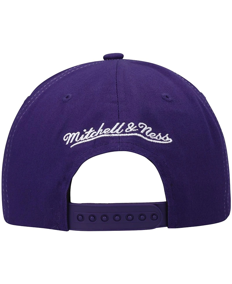 Men's Mitchell & Ness Purple Los Angeles Lakers Retro Bolt Deadstock Snapback Hat