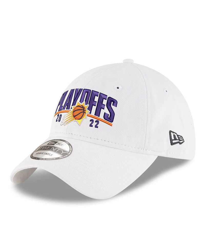 Men's New Era White Phoenix Suns 2022 Nba Playoffs Arch 9TWENTY Adjustable Hat