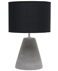 Simple Designs Pinnacle Concrete Table Lamp
