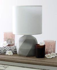 Simple Designs Geometric Concrete Lamp