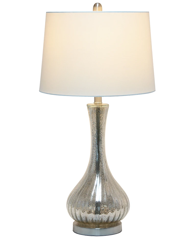 Lalia Home Speckled Mercury Tear Drop Table Lamp