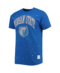 Men's Original Retro Brand Royal Morgan State Bears Bleach Splatter T-shirt