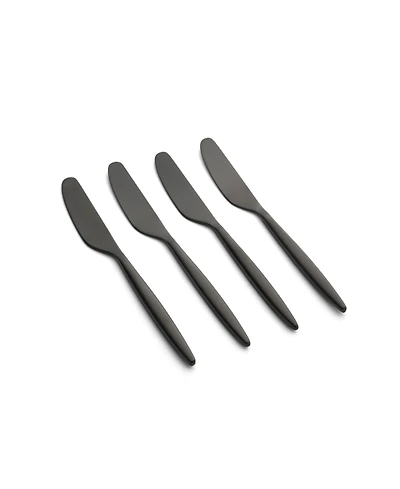 Cambridge Silversmiths Gaze Black Satin Spreaders Set, 4 Piece