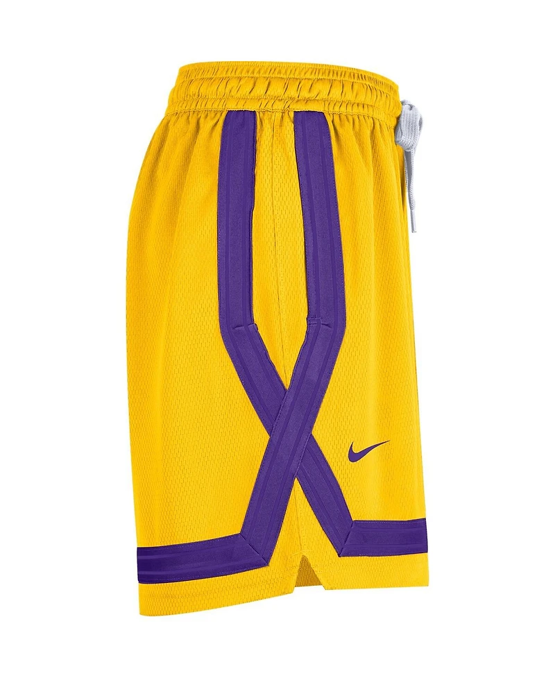 Women's Nike Gold Los Angeles Lakers Crossover Performance Shorts