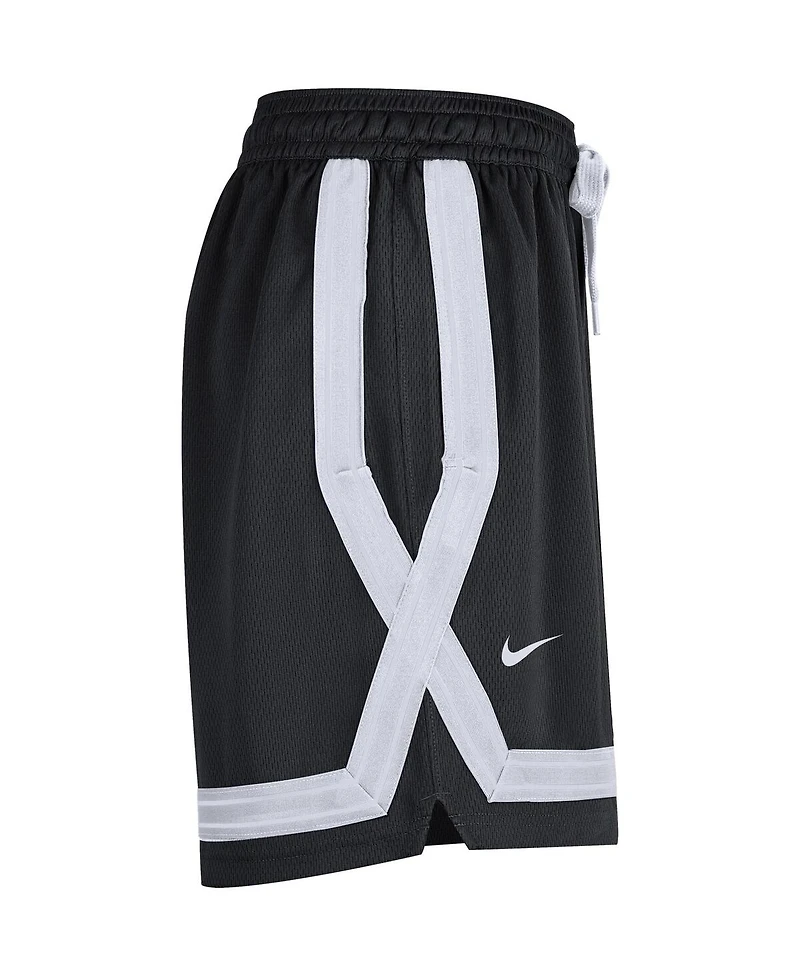 Women's Nike Black Brooklyn Nets Crossover Performance Shorts