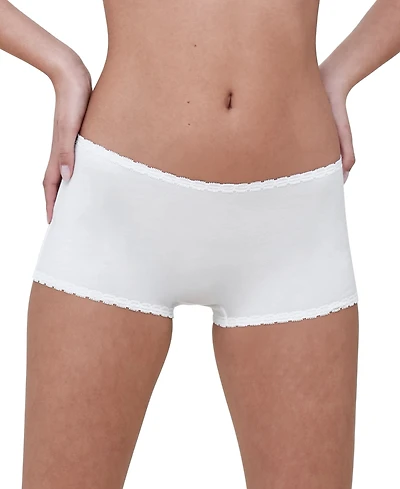 Women's Adorned Cotton Boyshort