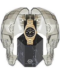 Philipp Plein Women's Queen Gold-Tone Stainless Steel Bracelet Watch 36mm