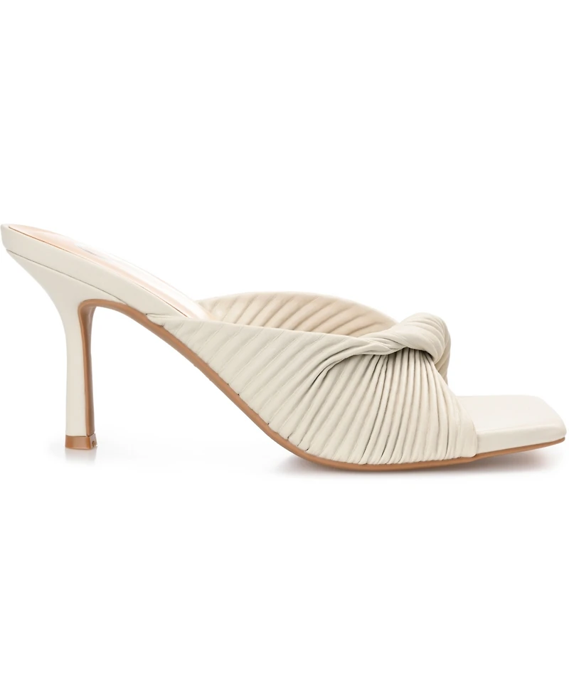 Journee Collection Women's Greer Pleated Sandals