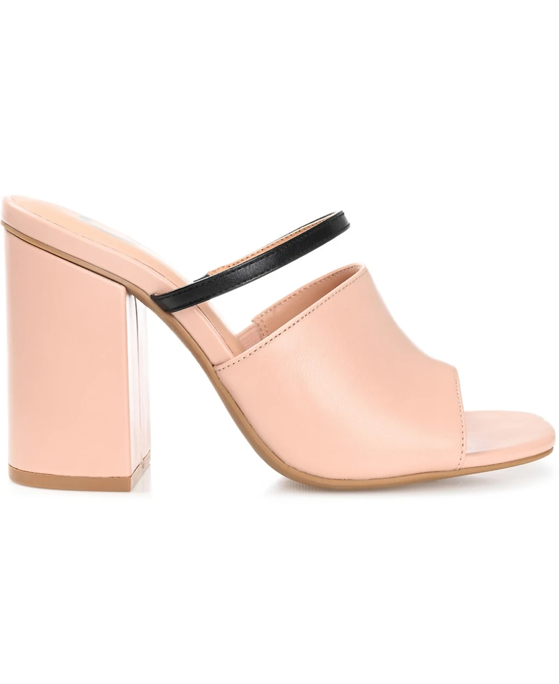 Journee Collection Women's Heiddy Block Heel Sandals