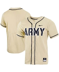 Men's Nike Gold Army Black Knights Replica Full-Button Baseball Jersey