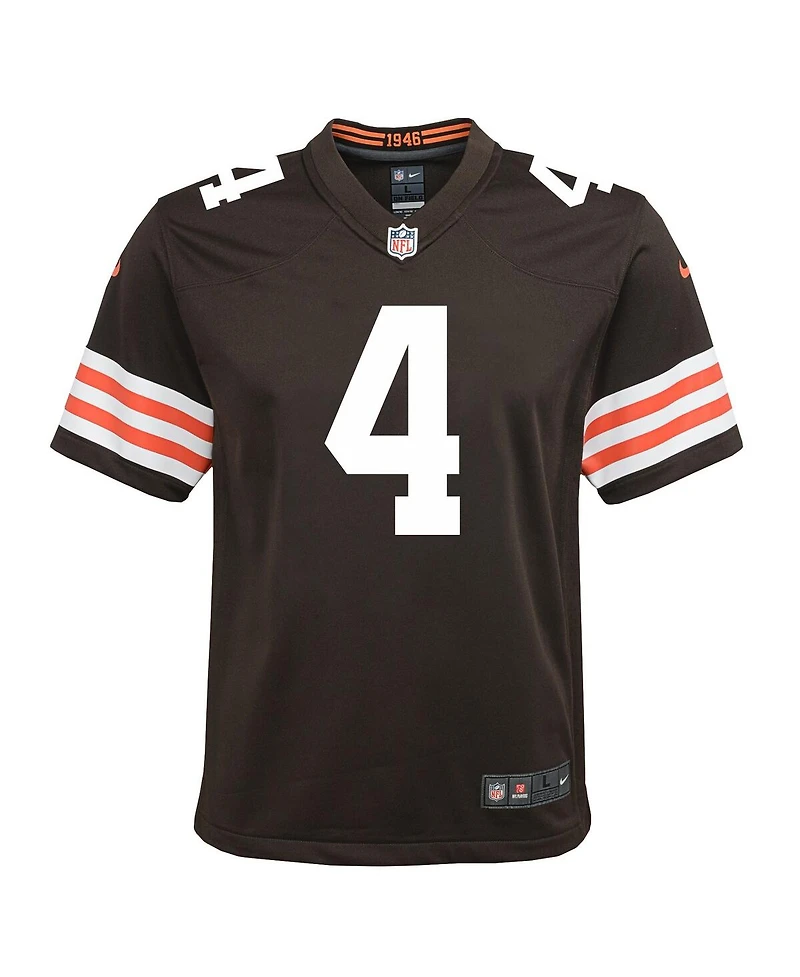 Big Boys Nike Deshaun Watson Brown Cleveland Browns Game Jersey