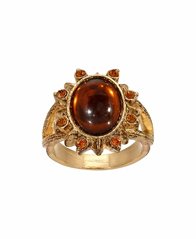 Women's Topaz Oval Ring
