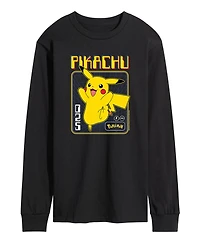 Men's Pokemon Pikachu Long Sleeve T-shirt