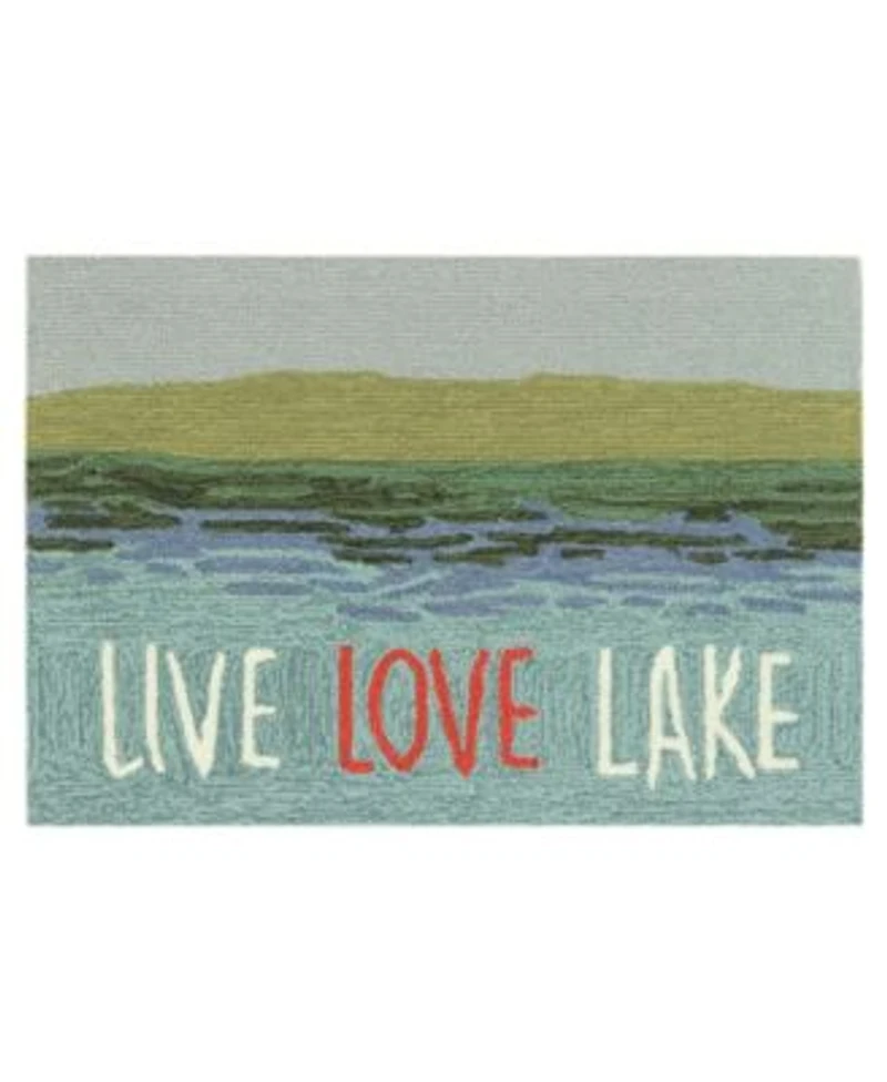 Liora Manne Frontporch Live Love Lake Area Rug