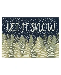 Liora Manne Frontporch Let It Snow Area Rug