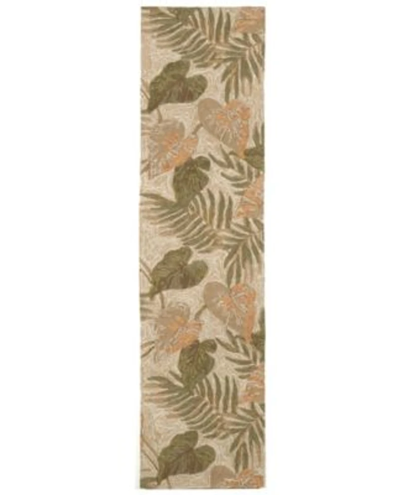 Liora Manne Ravella Tropical Leaf Area Rug