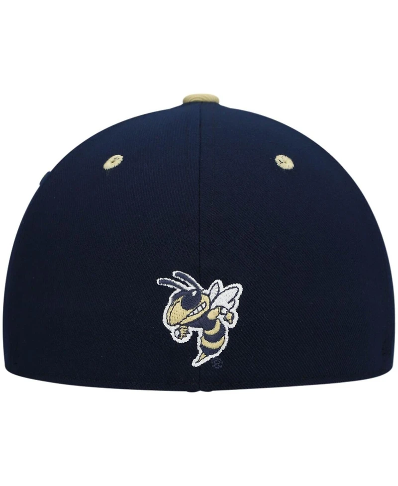 Men's adidas Navy Georgia Tech Yellow Jackets On-Field Baseball Fitted Hat
