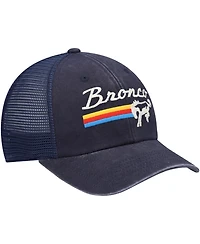 Men's American Needle Navy Ford Bronco Auto Raglan Bones Adjustable Hat