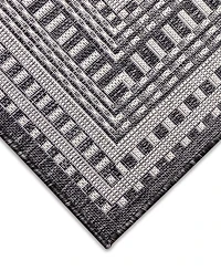 Liora Manne' Malibu Etched Border 6'6" x 9'3" Outdoor Area Rug