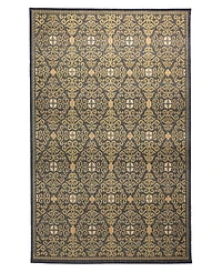 Liora Manne' Patio Suzani Diamonds 3'3" x 4'11" Outdoor Area Rug
