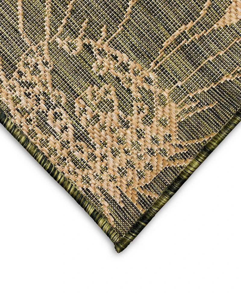 Liora Manne' Carmel Sunflower Field 7'10" x 9'10" Outdoor Area Rug