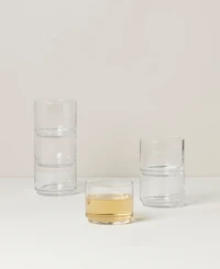 Lenox Tuscany Classics Stackable Short Glasses Set, 6 Piece