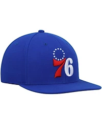Men's Mitchell & Ness Royal Philadelphia 76Ers Ground 2.0 Snapback Hat