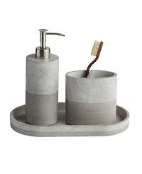 Roselli Trading Company City Line 3 Piece Bathroom Accessory Set
