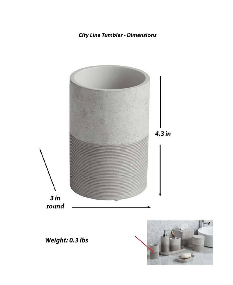 Roselli Trading Company City Line Tumbler
