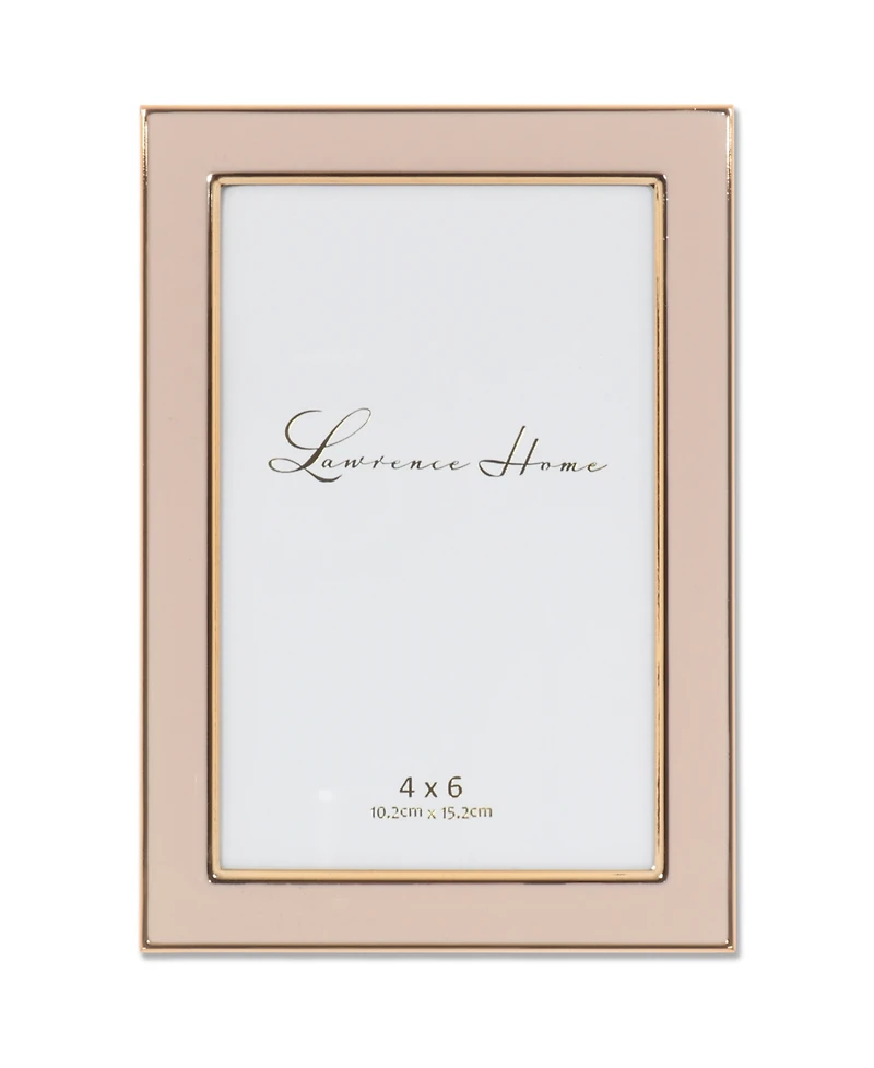Metal and Enamel Picture Frame