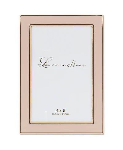 Metal and Enamel Picture Frame