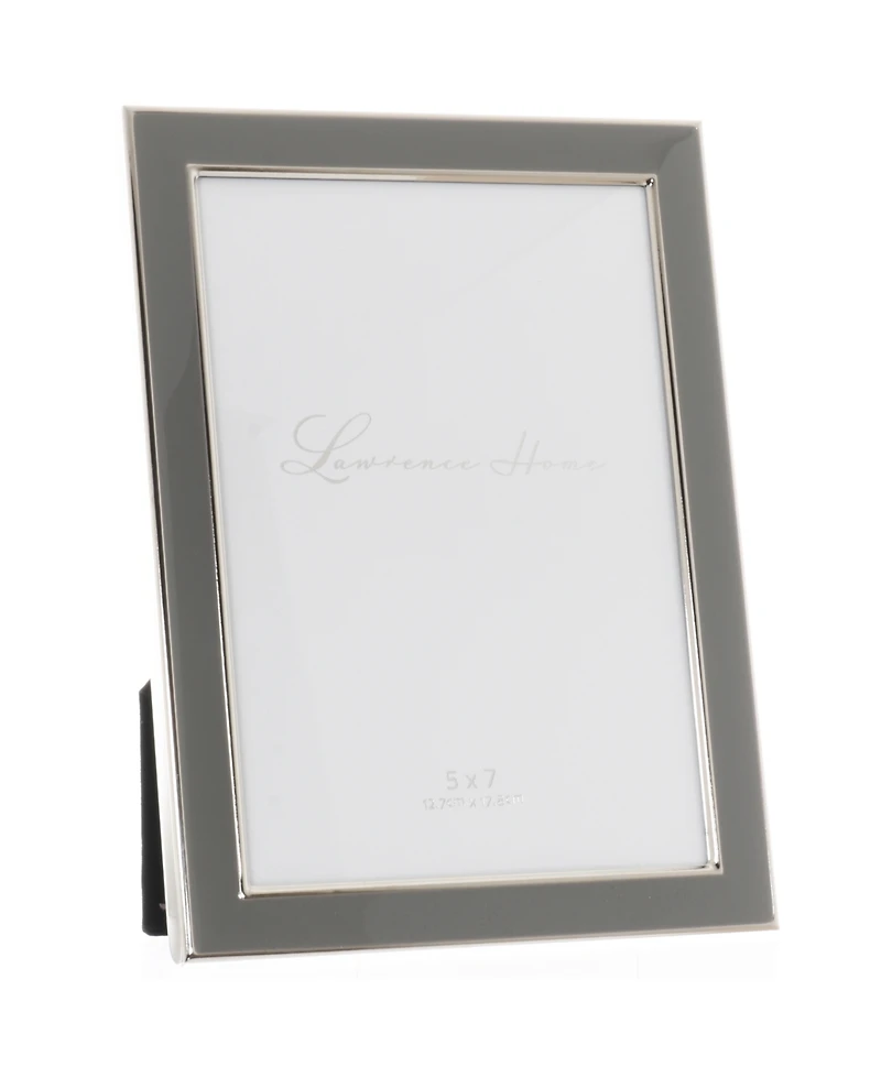 Metal and Enamel Picture Frame, 5" x 7"