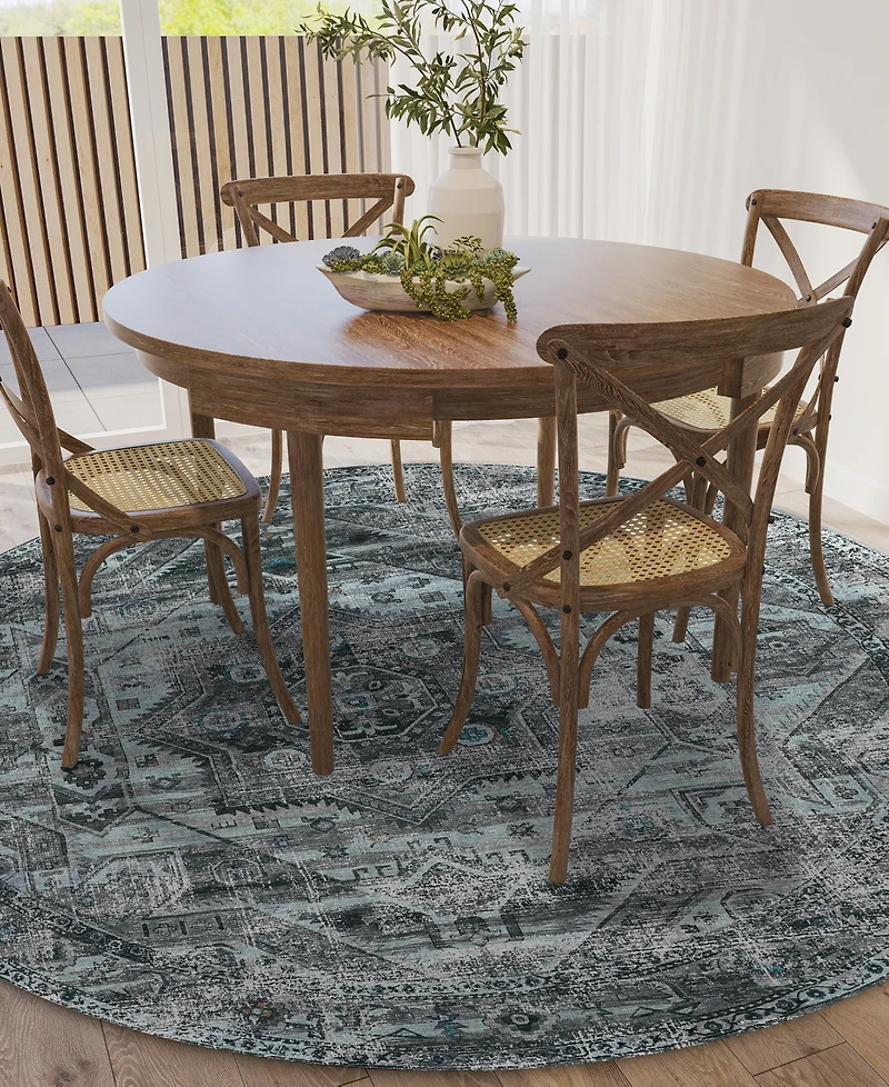 Dalyn Jericho Washable JC5 4' x Round Area Rug