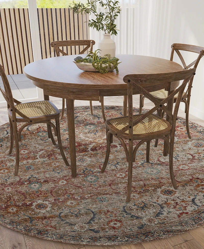 Dalyn Jericho Washable JC1 6' x Round Area Rug