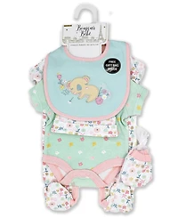 Baby Boys and Girls Koala Bear Layette Gift Mesh Bag, 5 Piece Set