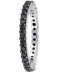 Black Diamond Eternity Band (1 ct. t.w.) 10k White Gold