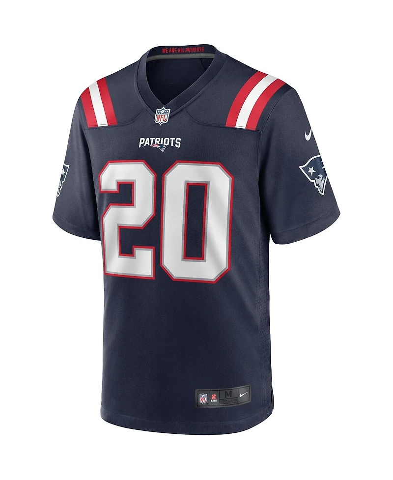 Men's Nike Gino Cappelletti Navy New England Patriots Game Retired Player Jersey