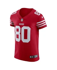 Men's Nike Jerry Rice Scarlet San Francisco 49ers Vapor Elite Retired Player Jersey