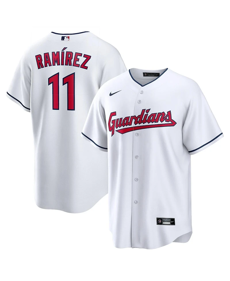 Men's Nike Jose Ramirez White Cleveland Guardians Replica Player Jersey