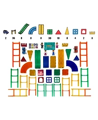 Mag-Genius 124 Piece Ultimate Magnetic Racing Set
