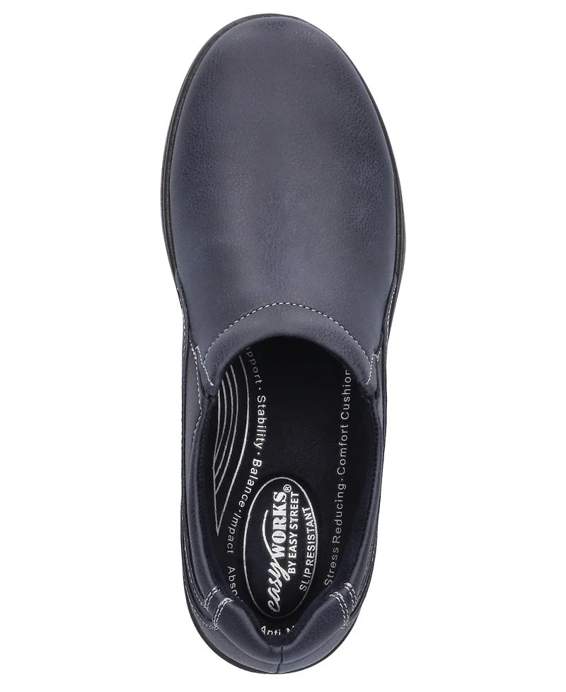 Easy Street Women's Jayn Slip Resistant Flats