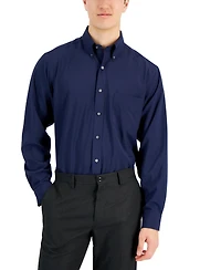 Club Room Men's Regular Fit Traveler Dress Shirt, Created for Macy's