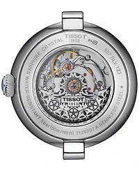 Tissot Women's Swiss Automatic Bellissima Blue Leather Strap Watch 29mm