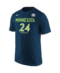 Men's Nike Napheesa Collier Navy Minnesota Lynx Explorer Edition Name Number T-shirt