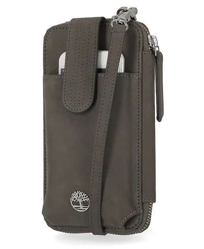 Timberland Rfid Leather Phone Crossbody Wallet Bag