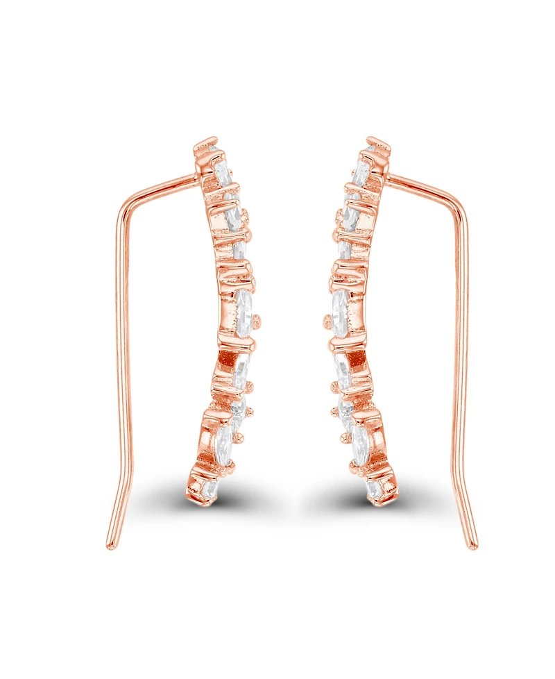 Crawler Earrings in 14K Gold Plated or Sterling Silver