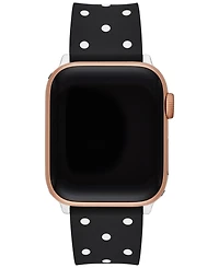 kate spade new york Black Polka Dot Silicone 38, 40mm Band for Apple Watch