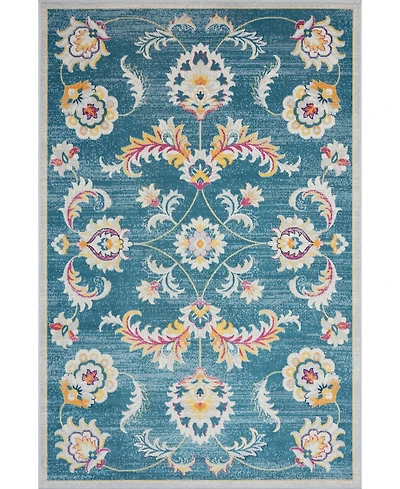 Closeout! Lr Home Heirloom HRL81459 5'3" x 7'10" Outdoor Area Rug