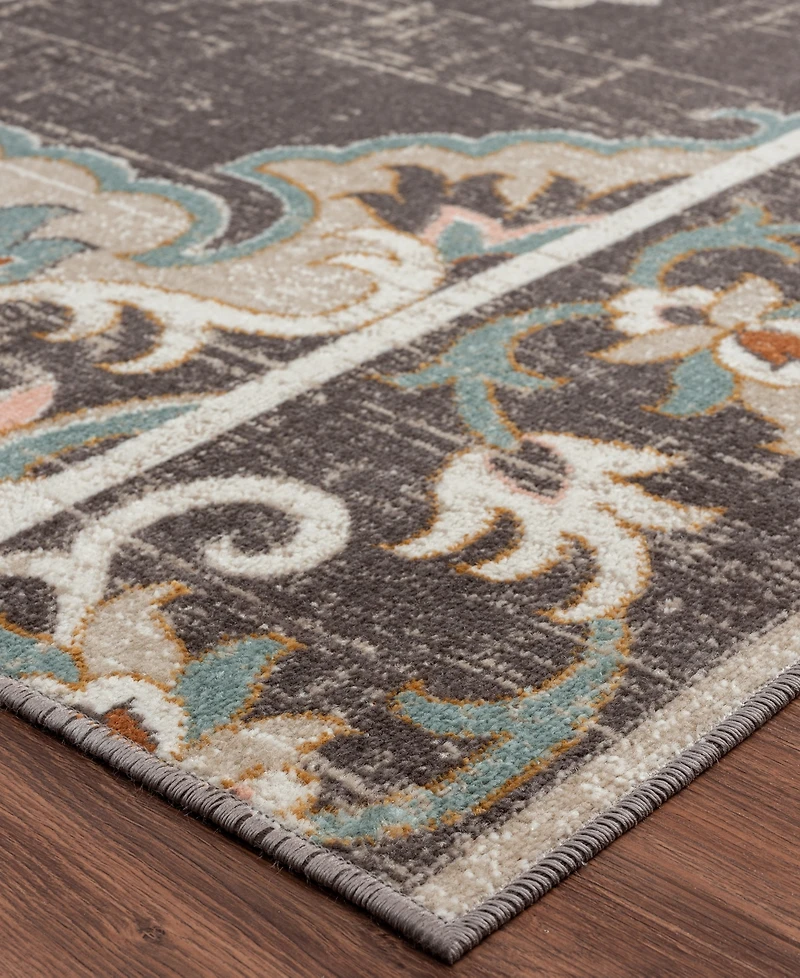 Closeout! Lr Home Heirloom HRL81461 7'9" x 9'9" Outdoor Area Rug